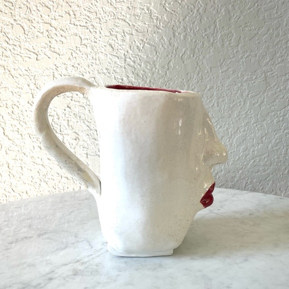 Handcrafted Nose and Lips Mug - Picture 3 of 8